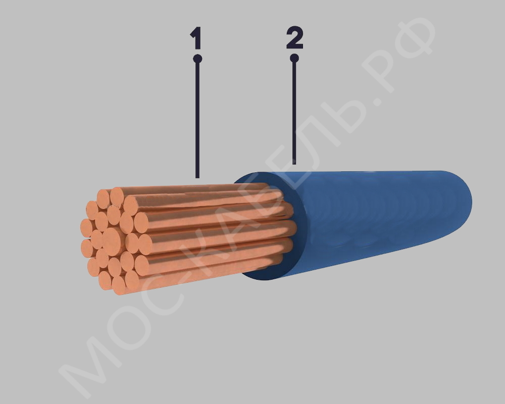 конструкция кабеля ПВ3-Т